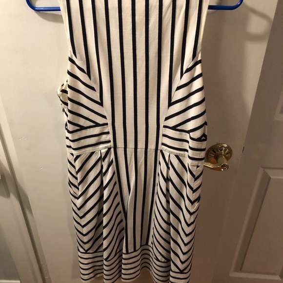 Anthropologie Blue and white stripe dress - Picture 2 of 3
